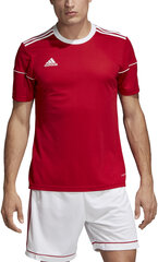 Adidas T-paita Squad 17 Jsy SS Red hinta ja tiedot | Miesten T-paidat | hobbyhall.fi