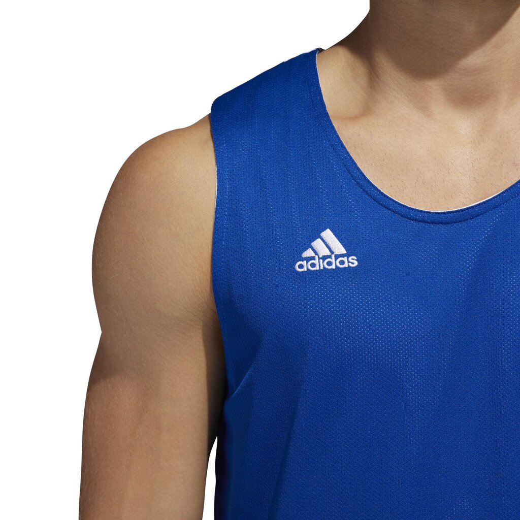 Adidas Koripallo T-paita Rev Crzy Expl Blue White hinta ja tiedot | Miesten T-paidat | hobbyhall.fi