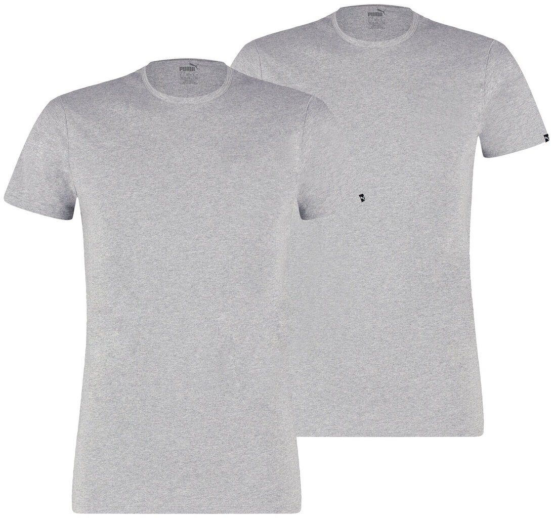 Puma Alusvaatteet T-paita Basic 2P Grey hinta ja tiedot | Miesten T-paidat | hobbyhall.fi