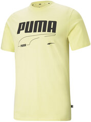 Puma T-paita Rebel Tee Yellow hinta ja tiedot | Miesten T-paidat | hobbyhall.fi