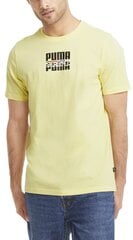 Puma T-paita Core International Tee, keltainen hinta ja tiedot | Miesten T-paidat | hobbyhall.fi