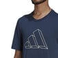 Adidas T-paita M Fi Gfx Tee Blue hinta ja tiedot | Miesten T-paidat | hobbyhall.fi