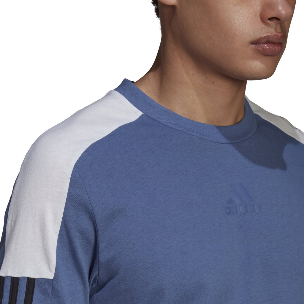 Adidas T-paita M Cb Lin T Blue hinta ja tiedot | Miesten T-paidat | hobbyhall.fi