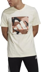 Adidas T-paita Camo Bos Tee M White hinta ja tiedot | Miesten T-paidat | hobbyhall.fi