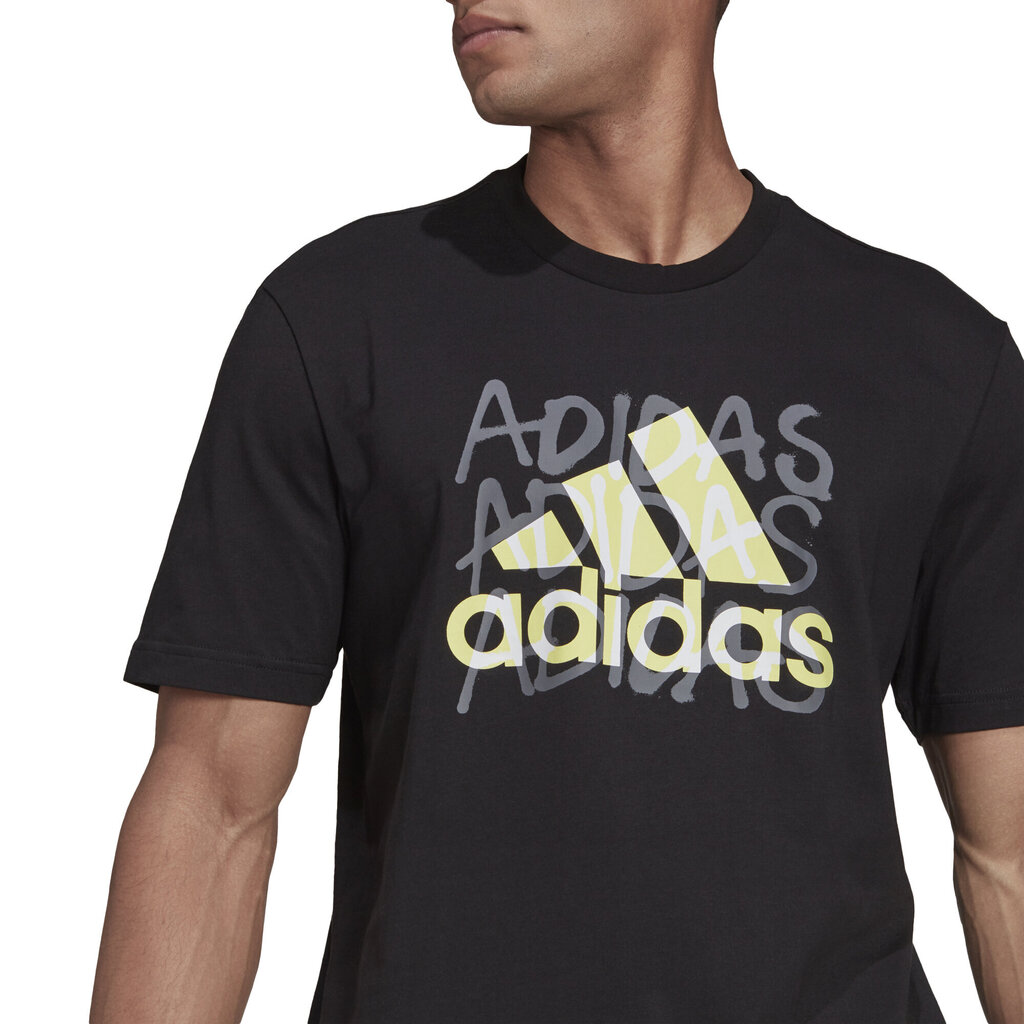 Adidas T-paita M Ovrspry T Black hinta ja tiedot | Miesten T-paidat | hobbyhall.fi