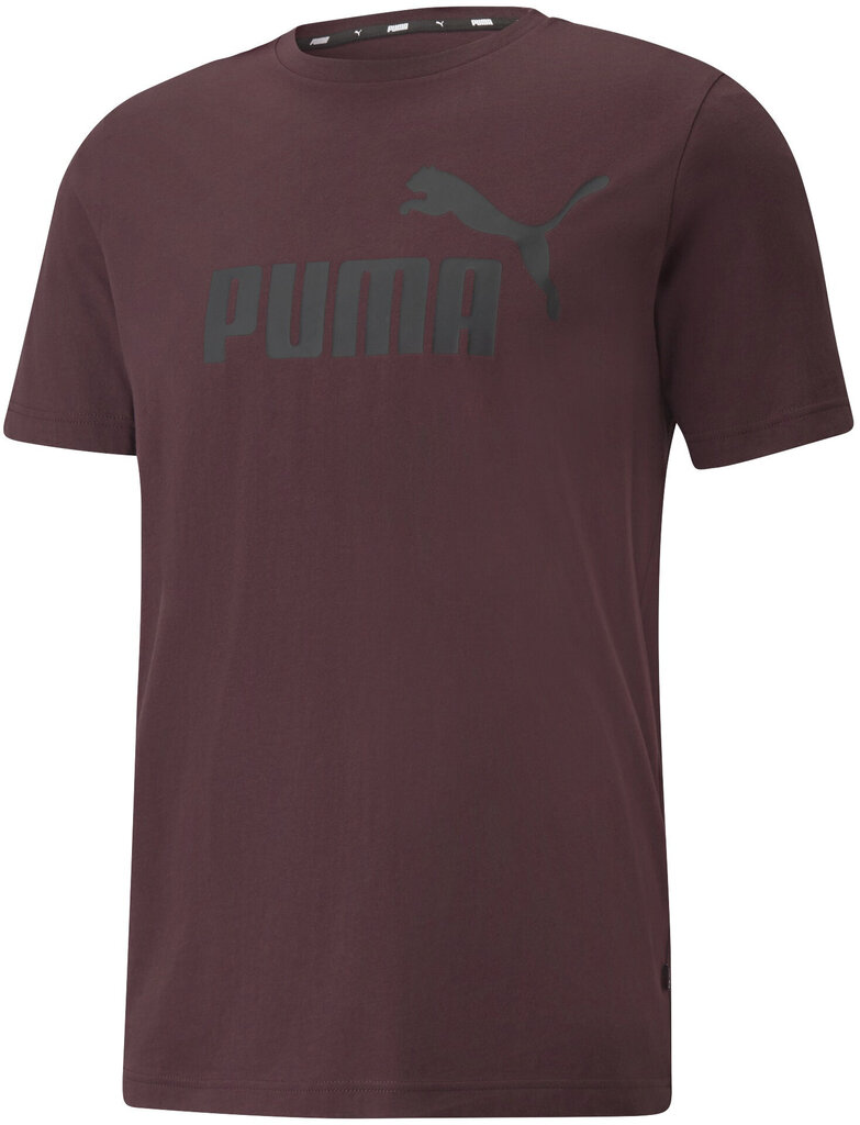 Puma T-paita Ess Logo Tee Bordeaux hinta ja tiedot | Miesten T-paidat | hobbyhall.fi