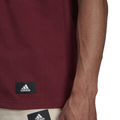 Adidas T-paita M Fi 3s Tee Bordeaux HC5242 hinta ja tiedot | Miesten T-paidat | hobbyhall.fi