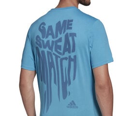 Adidas T-paita M Ten Game G Tee Blue HC1648 hinta ja tiedot | Miesten T-paidat | hobbyhall.fi