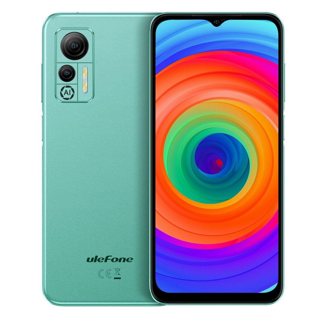 Ulefone Note 14 4/64GB Mint Green UF-N14-4GB/GN hinta ja tiedot | Matkapuhelimet | hobbyhall.fi