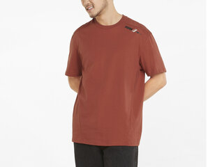 Puma T-paita Rad/Cal Tee Chili Brown 847432 23 hinta ja tiedot | Miesten T-paidat | hobbyhall.fi