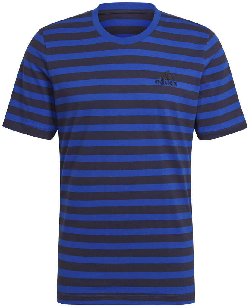 Adidas T-paita M Stripy Sj Tee Blue Black HE1854 hinta ja tiedot | Miesten T-paidat | hobbyhall.fi