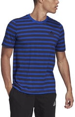 Adidas T-paita M Stripy Sj Tee Blue Black HE1854 hinta ja tiedot | Miesten T-paidat | hobbyhall.fi