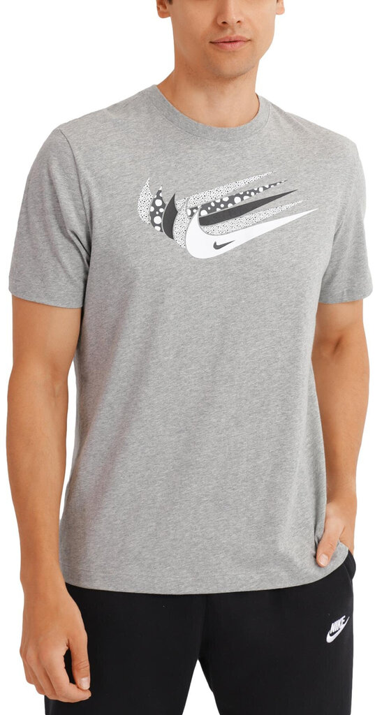 Nike T-paita M Nsw 12 Mo Swoosh Tee Grey DN5243 063 hinta ja tiedot | Miesten T-paidat | hobbyhall.fi