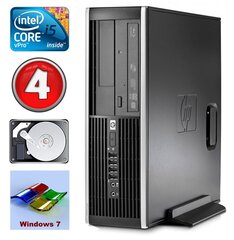 HP 8100 Elite SFF i5-650 4GB 250GB DVD WIN7Pro hinta ja tiedot | Pöytätietokoneet | hobbyhall.fi