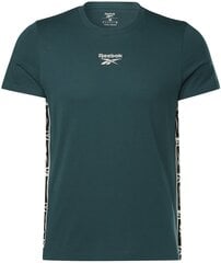 Reebok T-paita Ri Tape Tee Green HJ7836 hinta ja tiedot | Miesten T-paidat | hobbyhall.fi