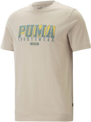 Puma T-paita Graphics Retro Tee Granola Cream 674486 88 hinta ja tiedot | Miesten T-paidat | hobbyhall.fi