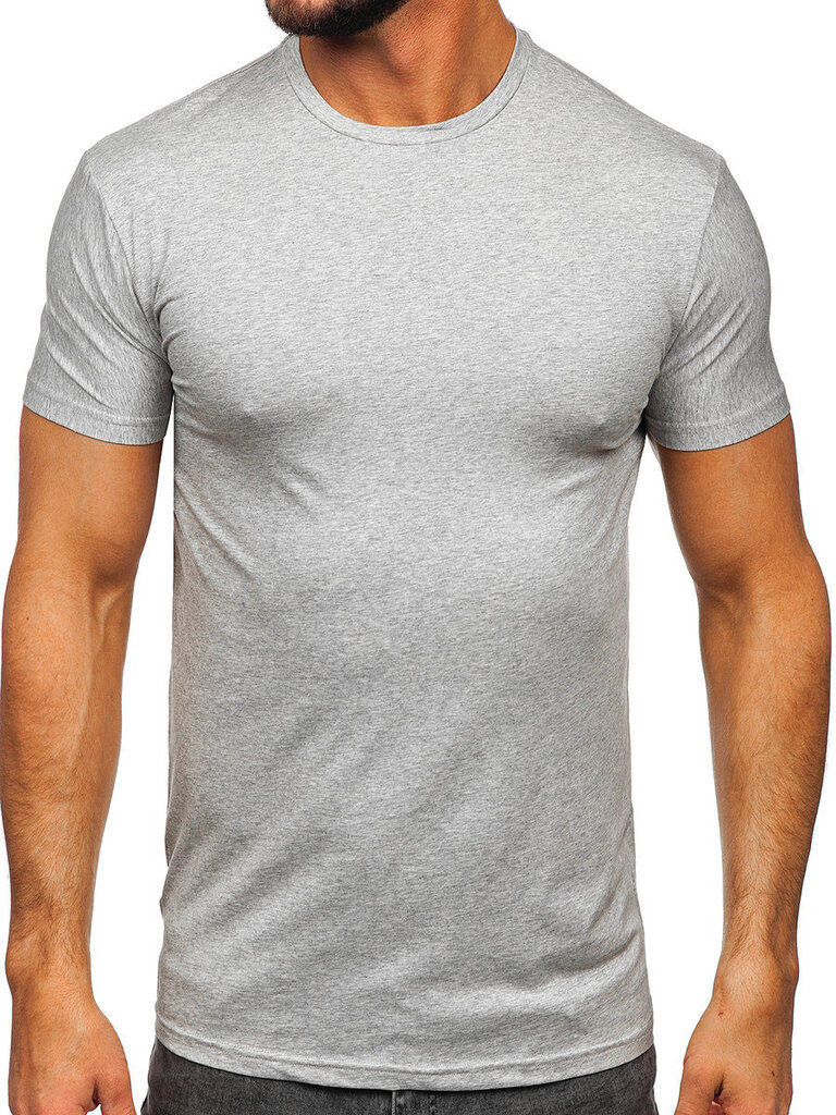 New Boy T-paita Grey MT3001/LIGHT GREY hinta ja tiedot | Miesten T-paidat | hobbyhall.fi