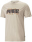 Puma T-paita Graphics Wording Cream 674475 88 hinta ja tiedot | Miesten T-paidat | hobbyhall.fi