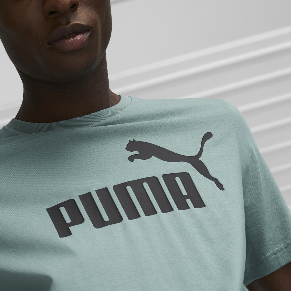 Puma T-paita Ess Logo Tee Green 586667 75 hinta ja tiedot | Miesten T-paidat | hobbyhall.fi