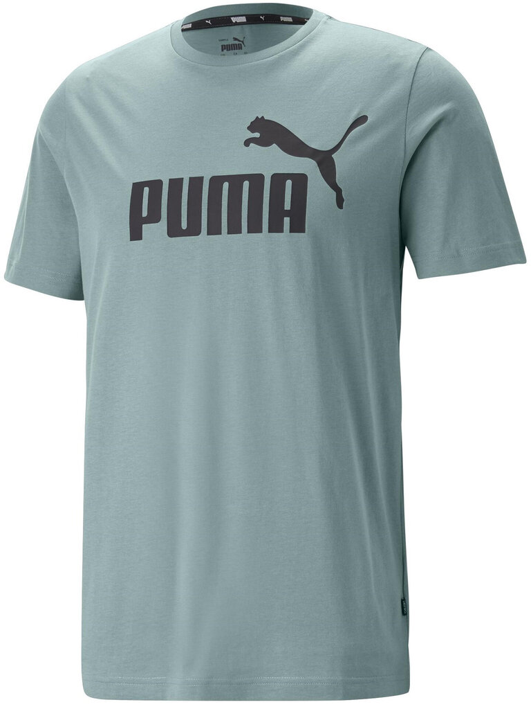 Puma T-paita Ess Logo Tee Green 586667 75 hinta ja tiedot | Miesten T-paidat | hobbyhall.fi