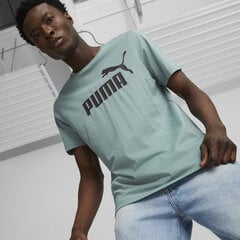 Puma T-paita Ess Logo Tee Green 586667 75 hinta ja tiedot | Miesten T-paidat | hobbyhall.fi