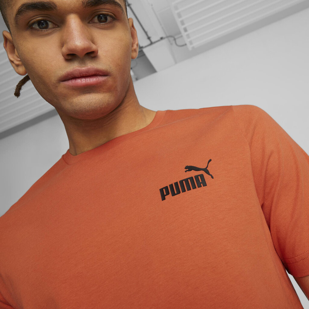 Puma T-paita Ess Logo Tee Orange 586669 94 hinta ja tiedot | Miesten T-paidat | hobbyhall.fi