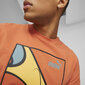 Puma T-paita Graphics Court Tee Chili Orange 674481 94 hinta ja tiedot | Miesten T-paidat | hobbyhall.fi