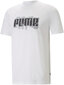 Puma T-Paita Graphics Puma Wording White 674475 02 hinta ja tiedot | Miesten T-paidat | hobbyhall.fi