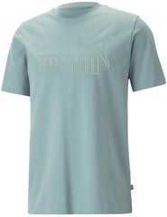 Puma T-Paita Ess Elevated Pigue Tee Green 673385 85 hinta ja tiedot | Miesten T-paidat | hobbyhall.fi