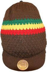 Afrikkalainen tyyli Suuri neulottu nokallinen Rasta hattu hinta ja tiedot | Miesten hatut, huivit ja käsineet | hobbyhall.fi