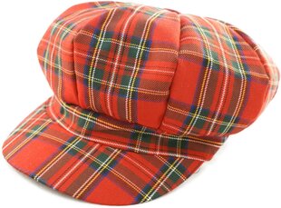 Scottish Tartan street boy tyylinen hattu hinta ja tiedot | Naamiaisasut | hobbyhall.fi