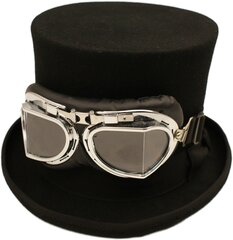 Steampunk musta silinteri, jossa lasit hinta ja tiedot | Mmyts Miesten asusteet | hobbyhall.fi
