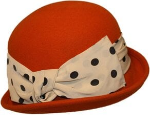 Naisten villainen Vintage Cloche hattu hinta ja tiedot | Naisten päähineet | hobbyhall.fi