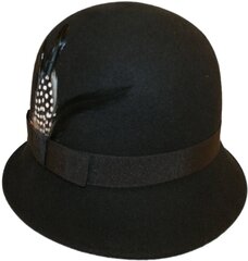 Naisten villainen Vintage Cloche hattu hinta ja tiedot | Naisten päähineet | hobbyhall.fi