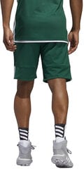 Adidas Koripallo Shortsit 3g Spee Rev Shorts Green White hinta ja tiedot | Miesten urheiluvaatteet | hobbyhall.fi