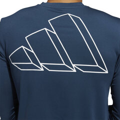 Adidas T-paita Fb Hype Ls Tee Blue hinta ja tiedot | Miesten urheiluvaatteet | hobbyhall.fi