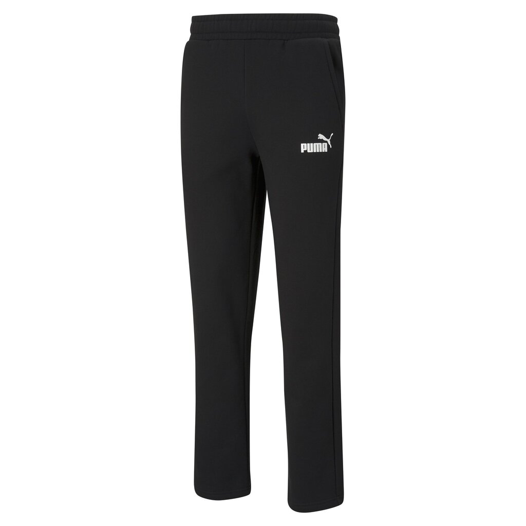 Puma Urheiluhousut Ess Logo Pants Fl Black 586718 01 hinta ja tiedot | Miesten urheiluvaatteet | hobbyhall.fi