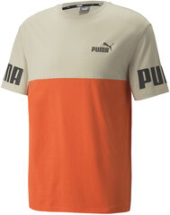 Puma T-paita Puma Power Colorb Orange Grey 847389 64 hinta ja tiedot | Miesten urheiluvaatteet | hobbyhall.fi