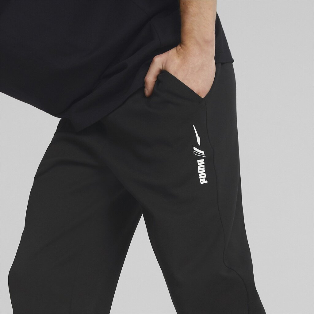 Puma Urheiluhousut Rad/Cal Pants Dk Black 849782 01 hinta ja tiedot | Miesten urheiluvaatteet | hobbyhall.fi