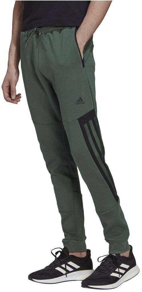 Adidas Housut M Fi 3s Pant Green HK4560 hinta ja tiedot | Miesten urheiluvaatteet | hobbyhall.fi