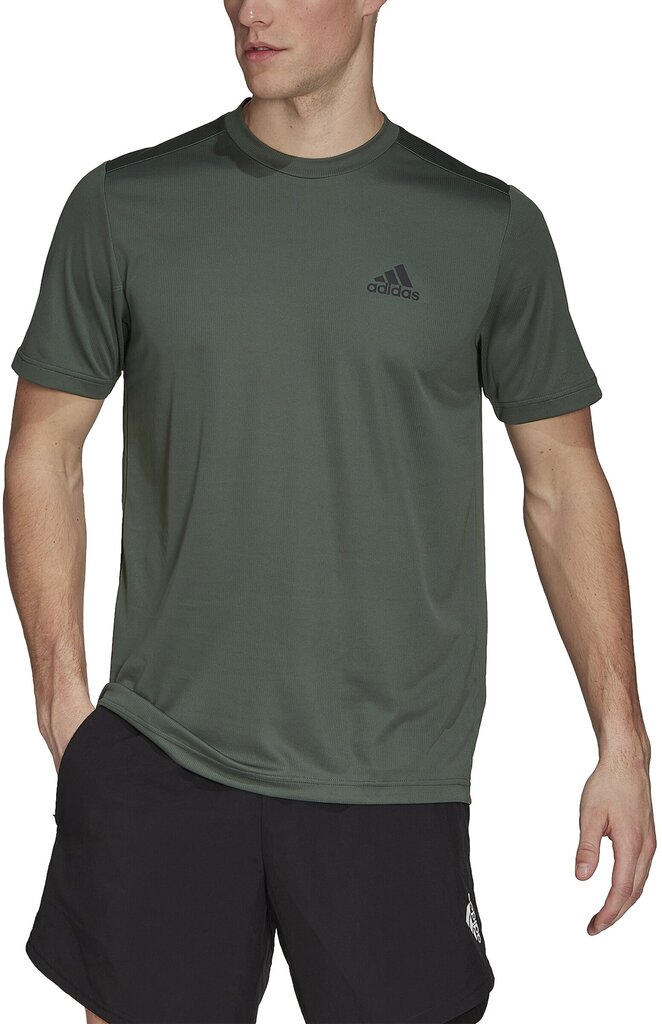 Adidas T-paita M Pl Tee Green HL2456 hinta ja tiedot | Miesten urheiluvaatteet | hobbyhall.fi