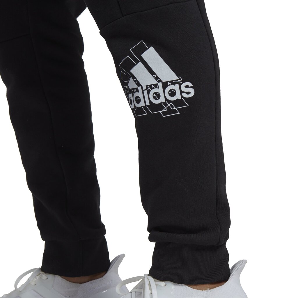 Adidas Housut M Fl Gfx Pant Black HN9063 hinta ja tiedot | Miesten urheiluvaatteet | hobbyhall.fi