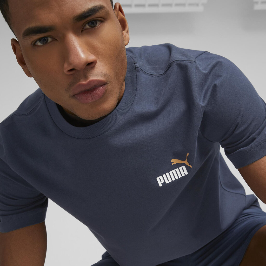 Puma T-paita Ess+ 2 Col Small Navy 674470 15 hinta ja tiedot | Miesten urheiluvaatteet | hobbyhall.fi