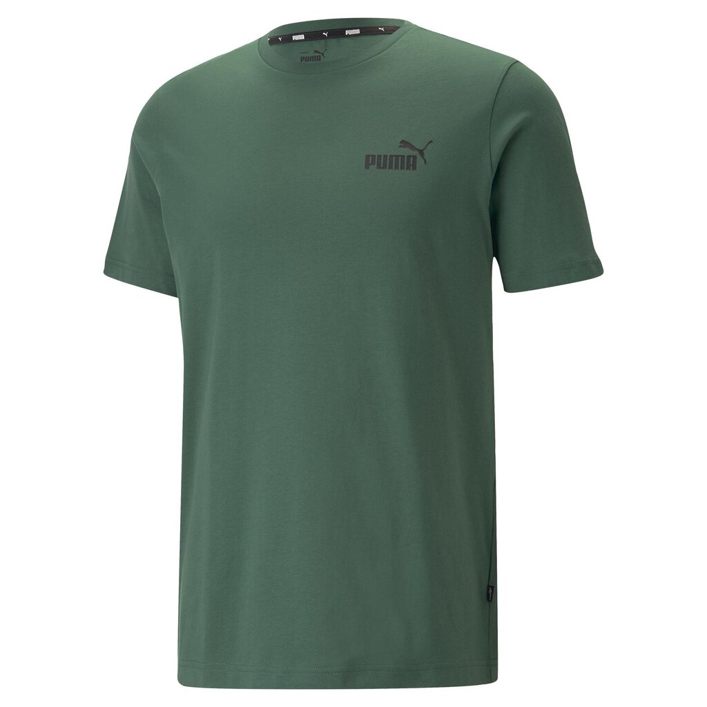 Puma T-paita Ess Small Logo Tee Green 586669 46 hinta ja tiedot | Miesten urheiluvaatteet | hobbyhall.fi