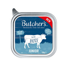 Butcher's Original Junior ​​penturuoka naudanliha, 150g hinta ja tiedot | Koiran märkäruoka | hobbyhall.fi