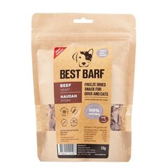 Best Barf pakastekuivattu naudansydän, 50 g hinta ja tiedot | Koiran kuivaruoka | hobbyhall.fi