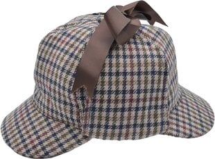 Metsästäjän hattu Sherlock Holmes Deerstalker hinta ja tiedot | Miesten hatut, huivit ja käsineet | hobbyhall.fi