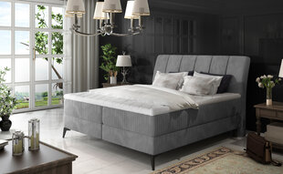 Aderito-sänky, 160 x 200 cm, kangas, harmaa hinta ja tiedot | Sängyt | hobbyhall.fi