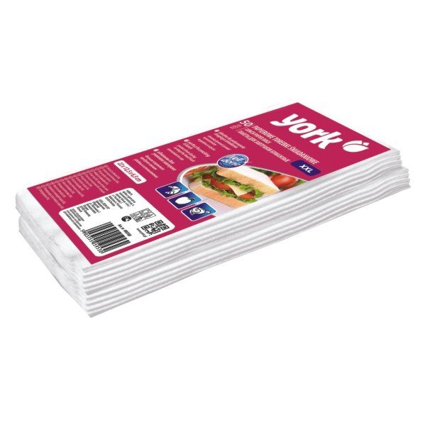 York sandwich paperipussi XXL 50 kpl hinta ja tiedot | Uunivuoat ja leivontavälineet | hobbyhall.fi