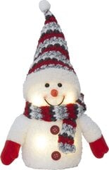 Lumiukko punaisella hatulla, 4 LEDiä, akkukäyttöinen, IP20 hinta ja tiedot | Joulukoristeet | hobbyhall.fi